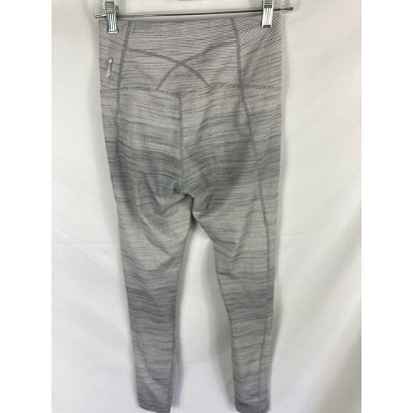 Zella Grey Stripe Leggings Size Small - Picture 10 of 10